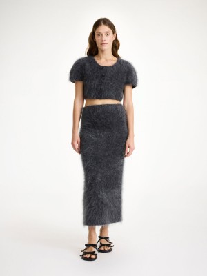 By Malene Birger Estille Midi Kjolar Grå | SE_BB69652