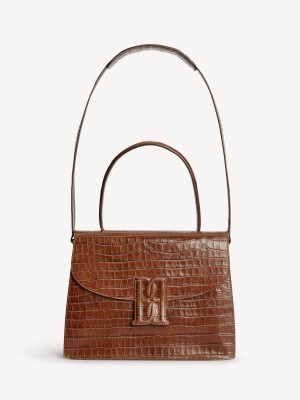 By Malene Birger Ronlas Leather Shoulder Väskor Bison | SE_BB39522